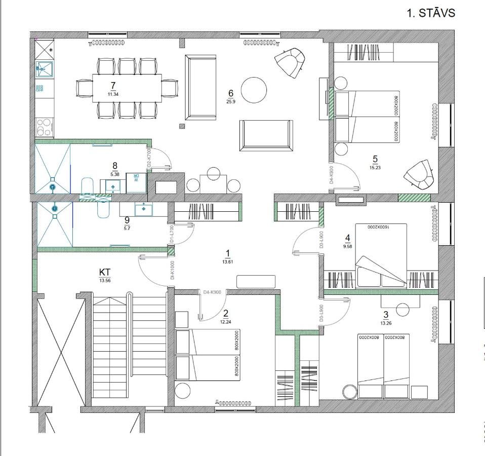 Апартаменты Dandelion Apartments Matīsa Рига